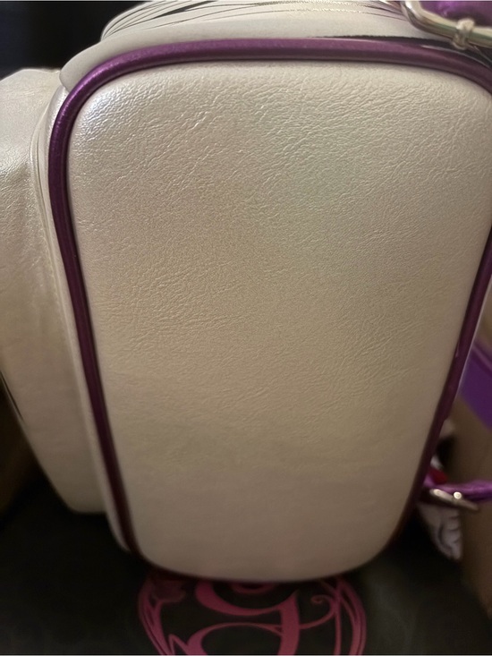 Loungefly Disney Minnie Mouse White Black and Purple Mini Backpack main image 5